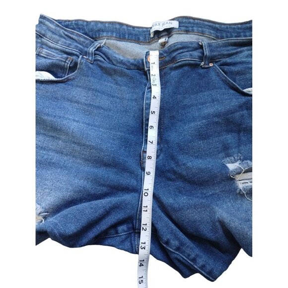 Women's Wax Jean Collection Distressed Denim Dark Wash Size 20 - Picture 14 of 16